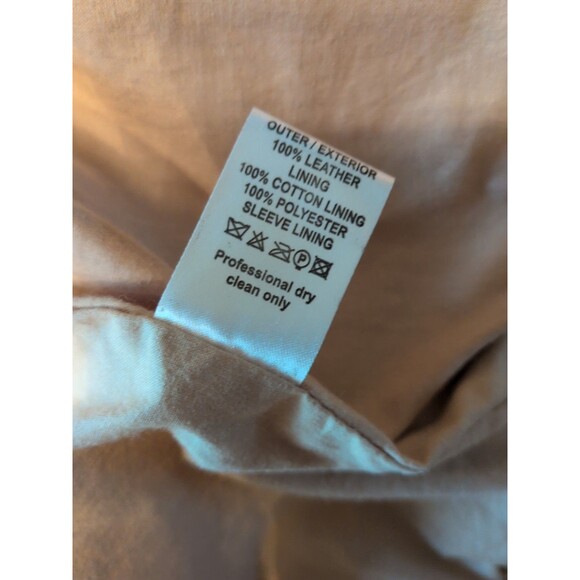 For Joseph XS Jacket Biker Luxury Cream Leather feminine Moto Fairy Whimsey - Picture 9 of 12